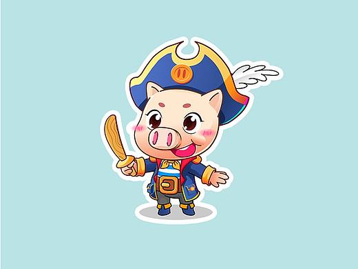 海盗小猪-室内游乐场主形象设计