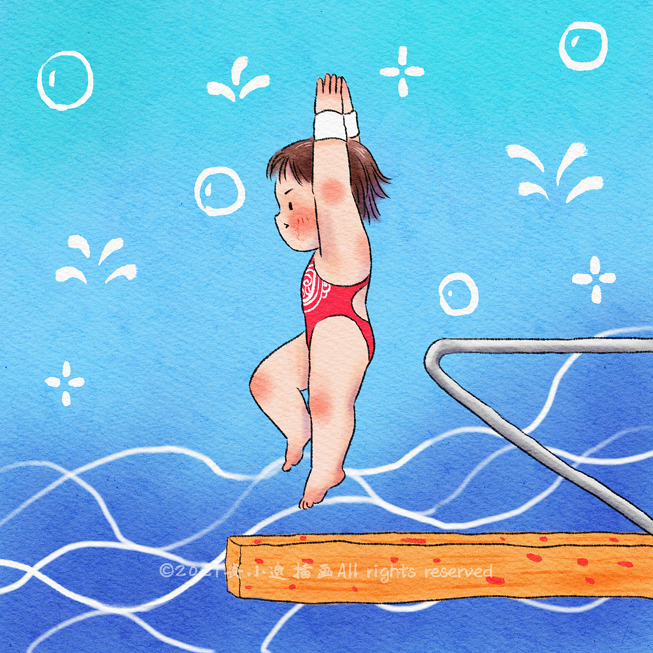 东京奥运会系列插画（图ZMjY2MjE0MDM2） - 儿童插画 - 站酷设计师安小逸插画原创素材 - 站酷ZCOOL