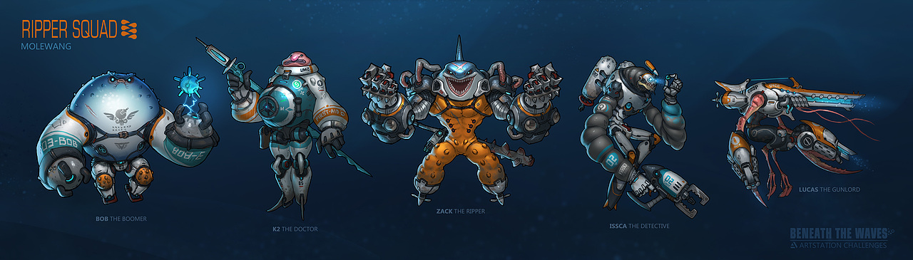 Artstation2017角色设计挑战（图ZOTk1MDg0MDg=） - 游戏原画 - 站酷设计师mole同学原创素材 - 站酷ZCOOL