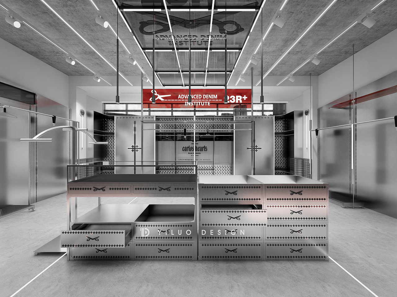 YLD STUDIO｜广州23R+服装店铺空间形象设计（图ZMjYzMjY0NDQw） - 商业空间设计 - 站酷设计师一落设计事务所原创素材 - 站酷ZCOOL