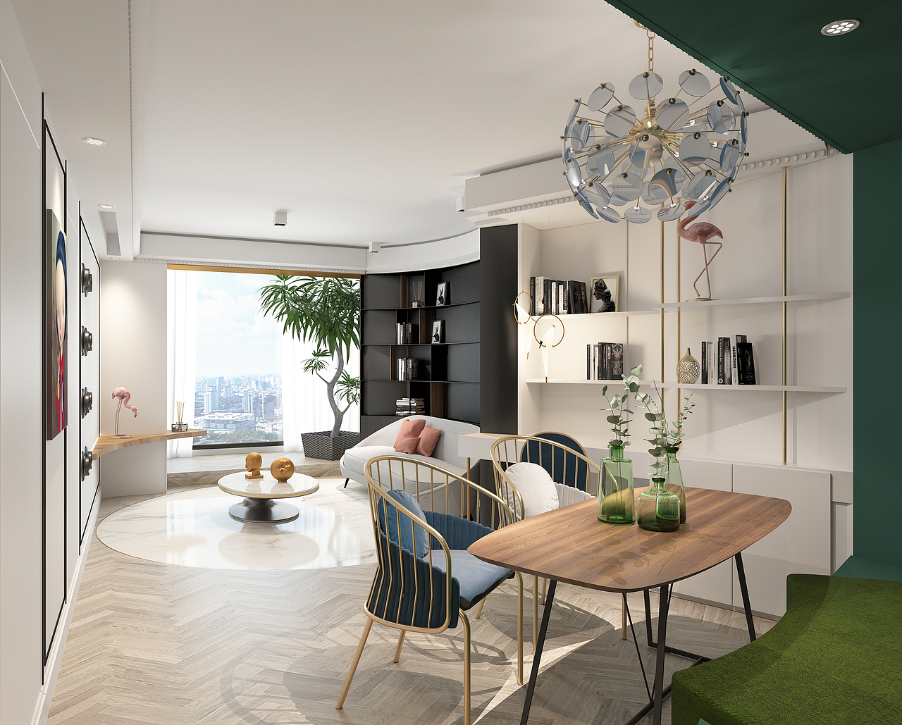 清风绿里藏金泉花园