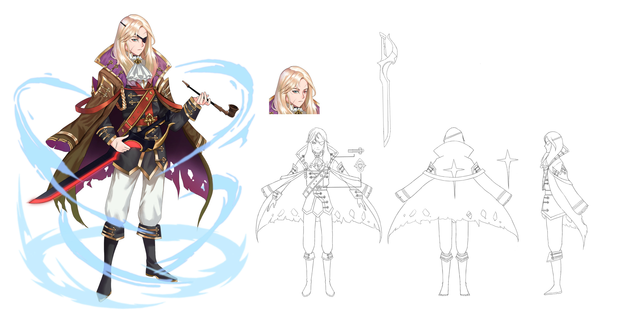 二次元2d原画|插画|游戏原画|钉子鬼 - 原创作品 - 站酷 (zcool)