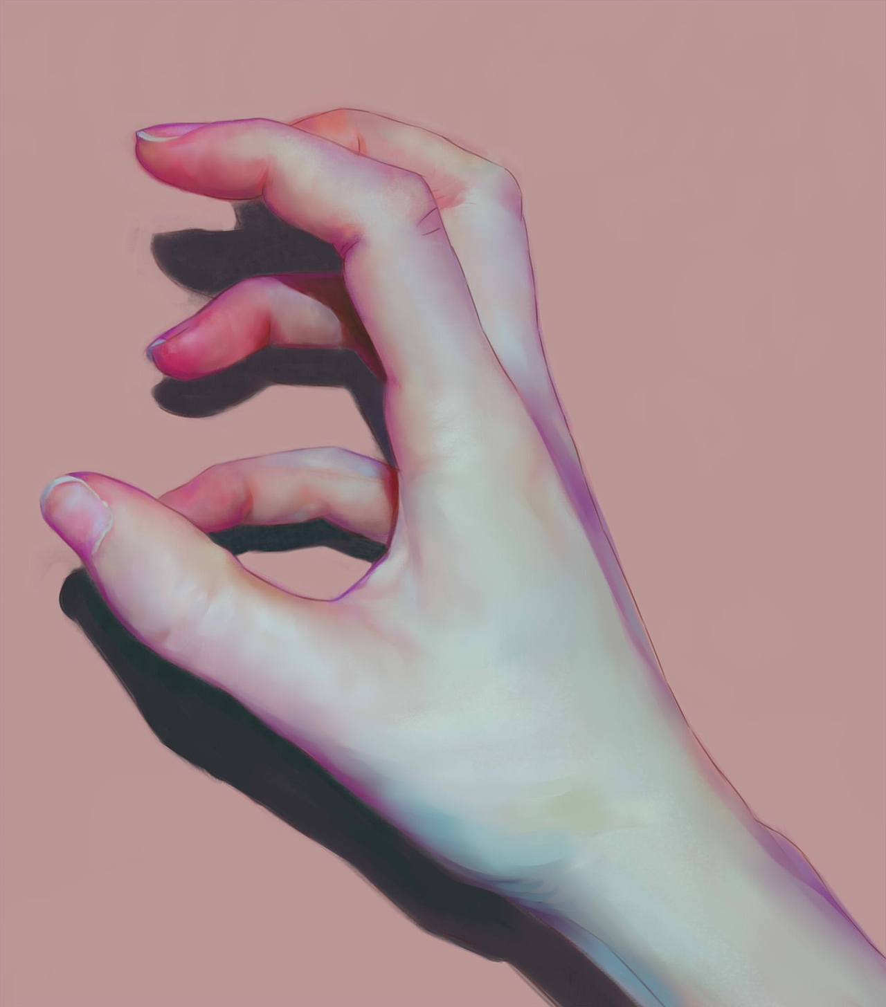 继续画手练习（图ZMjgyNzQyMzY4） - 绘画 - 站酷设计师mumulike原创素材 - 站酷ZCOOL
