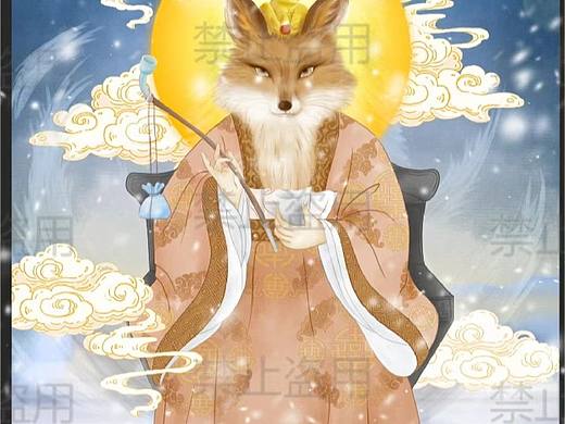 原创作品:东北出马仙 狐黄白柳灰 商用请私信