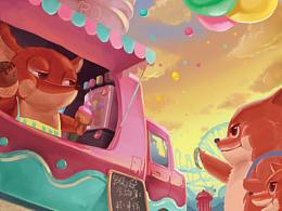 陈年老图大学时候画的