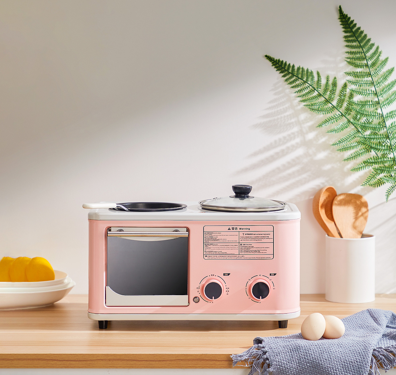 小家电场景丨多功能早餐机|摄影|产品摄影|慧影摄影 - 原创作品