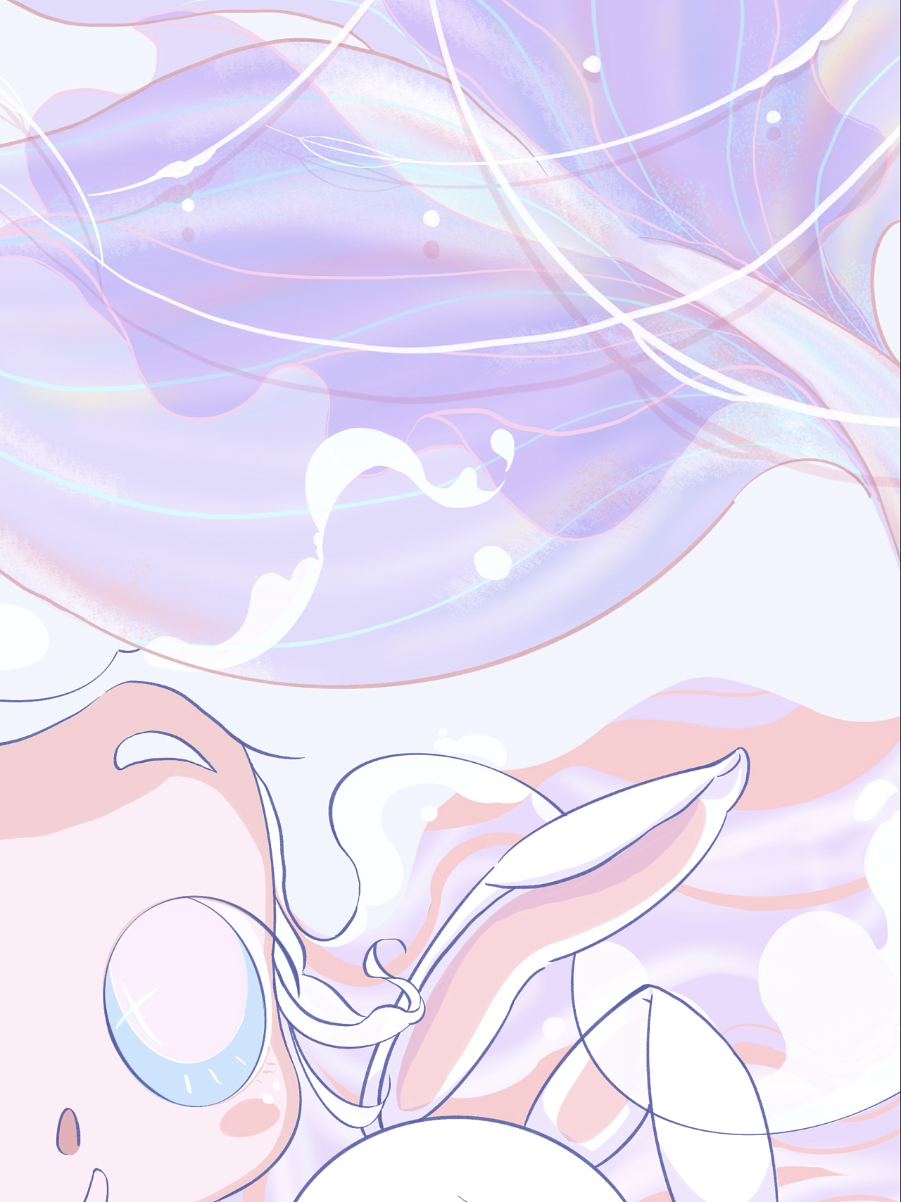 插画练习|人鱼妹妹|插画|创作习作|长耳朵 - 原创作品 - 站酷 (zcool)