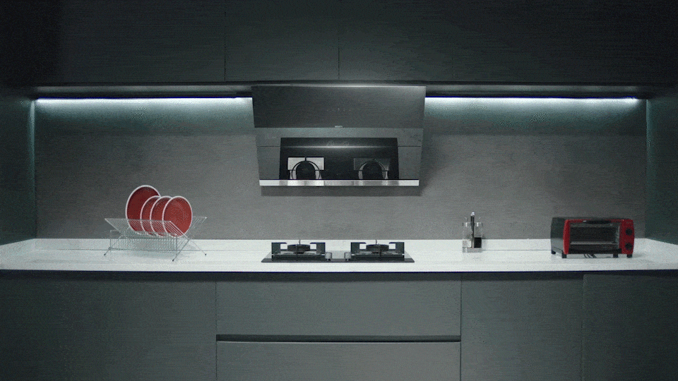 产品摄影主图视频 老板电器名气油烟机作品集 乐趣文化