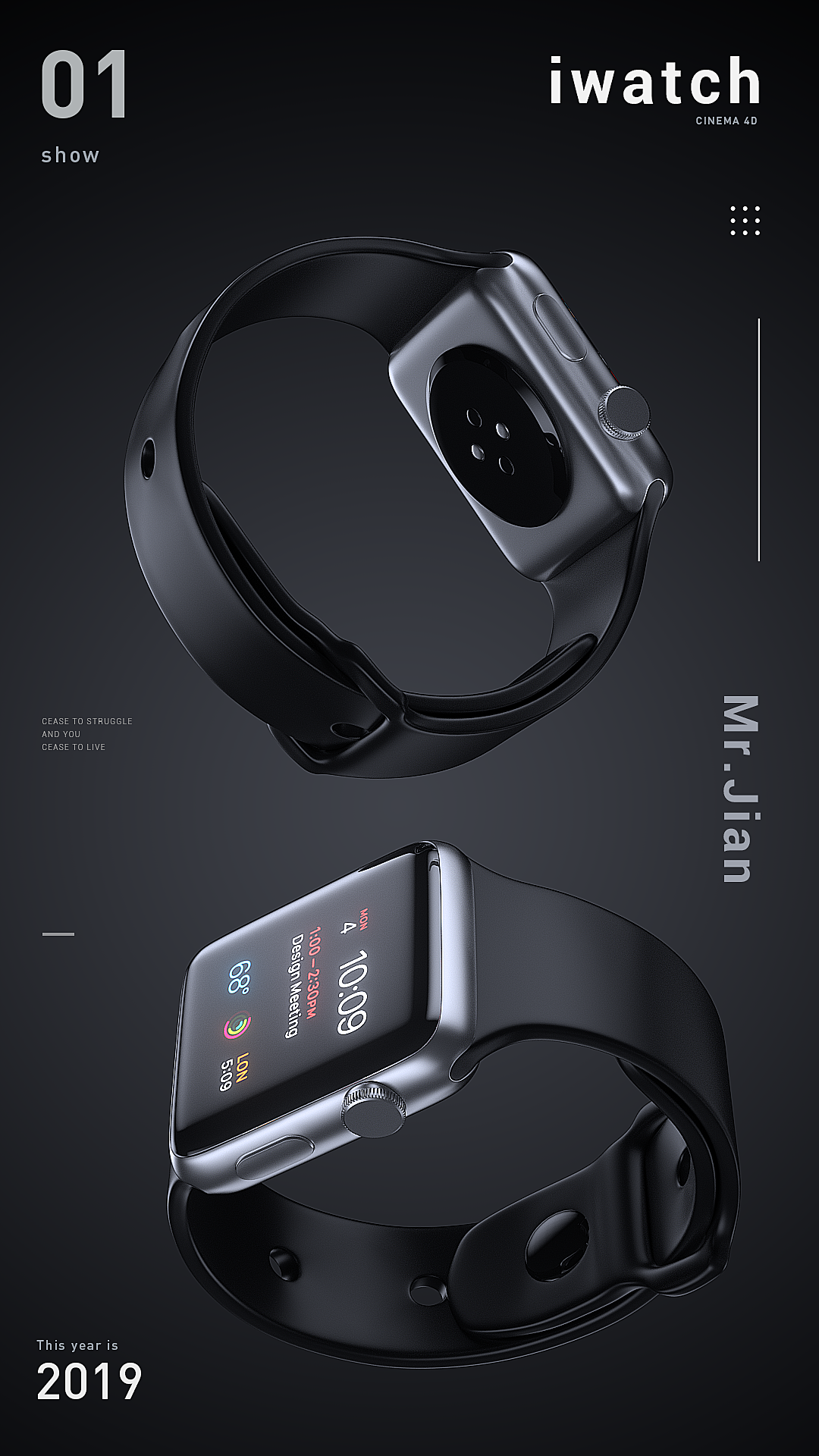 KRIMIS撞色1周年纪念版 苹果手表iwatch真皮表带 _ifeng3c-站酷ZCOOL