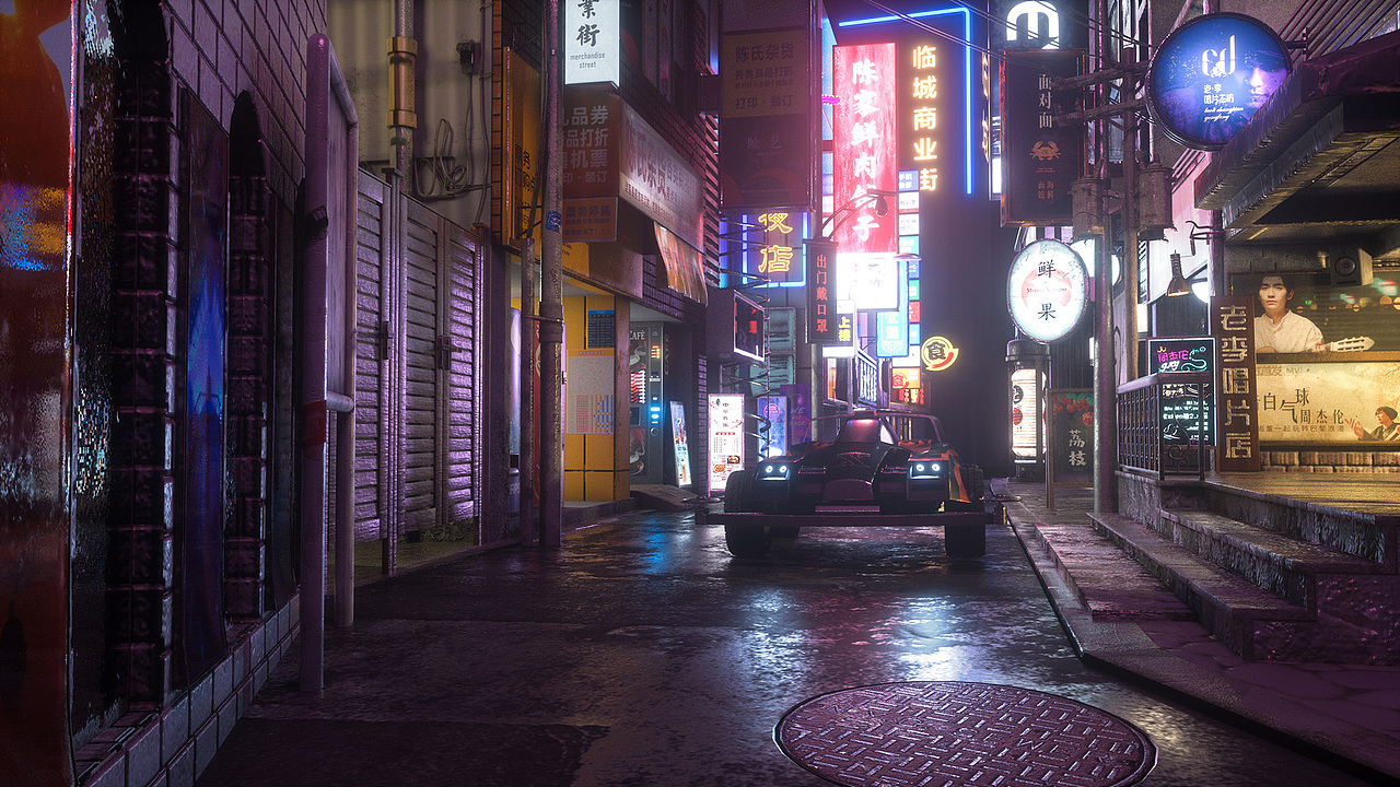 车×城市 篇章一|三维|场景|陈大文_原创作品-站酷(zcool)