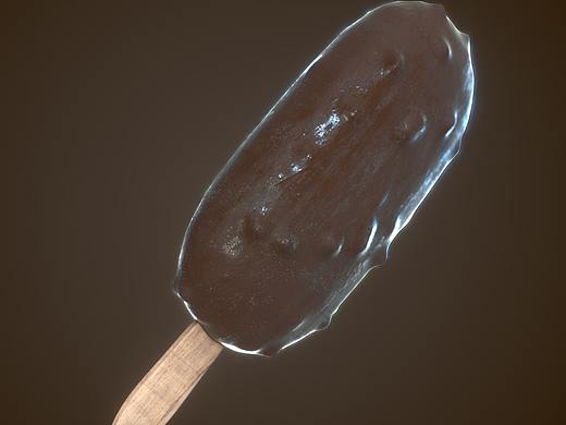 干果脆皮巧克力夹心雪糕