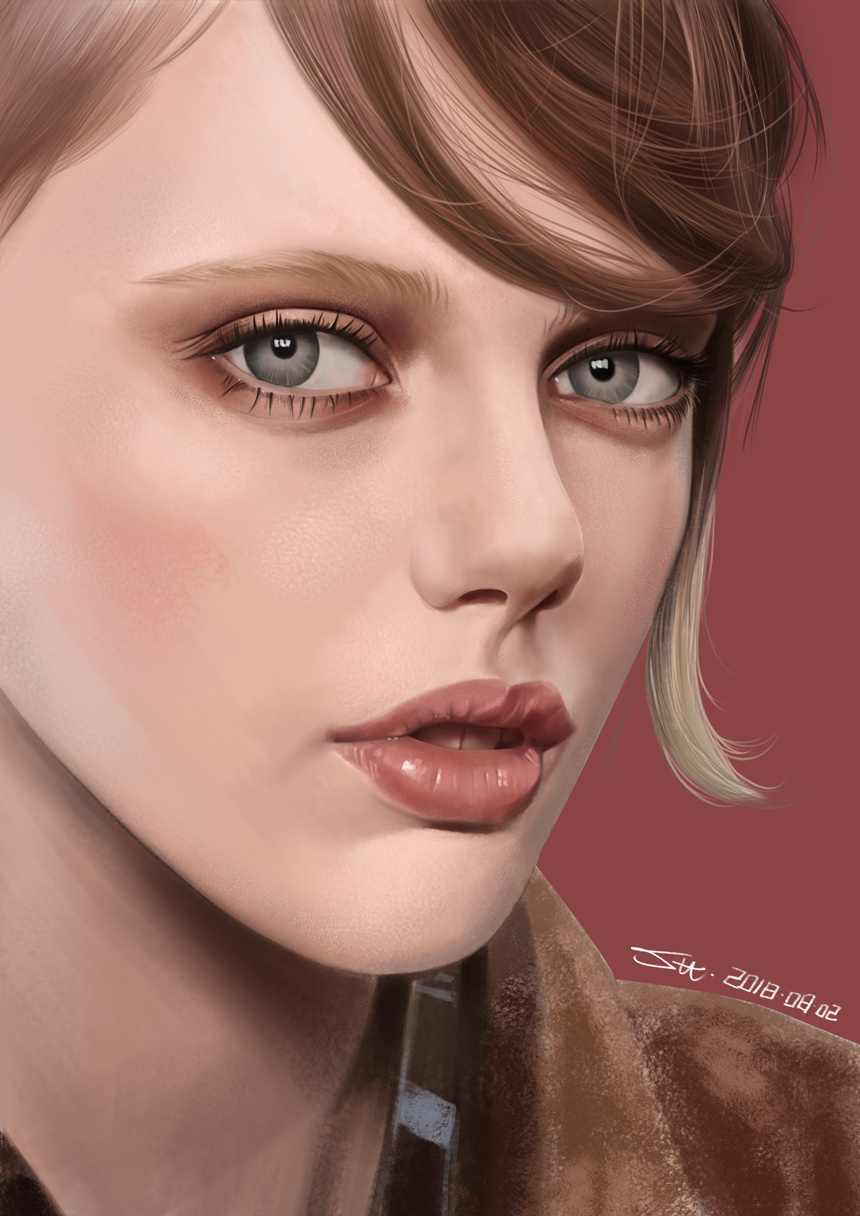 写实头像练习|插画|插画习作|二十二世纪 - 原创作品 - 站酷 (zcool)