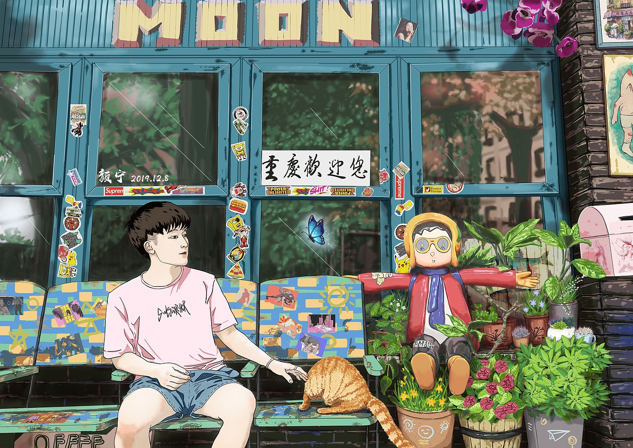 画个自己—重庆（图ZMTg4Mzk3NDAw） - 创作习作 - 站酷设计师鹿燃原创素材 - 站酷ZCOOL