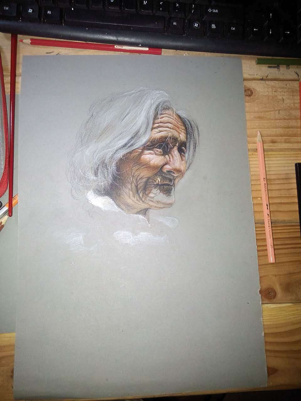 大学期间画的彩铅画（图ZMzcwNDkwOTY=） - 绘画 - 站酷设计师crystal_fx原创素材 - 站酷ZCOOL