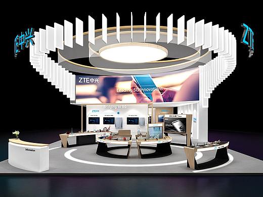 展会、展厅 cad施工图 展示柜 美陈 活动3d商场