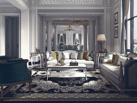 法式别墅（个人主页-ZNTQ2NDYzNDQ=） - 家装设计 - 站酷设计师Z49719002原创素材 - 站酷ZCOOL