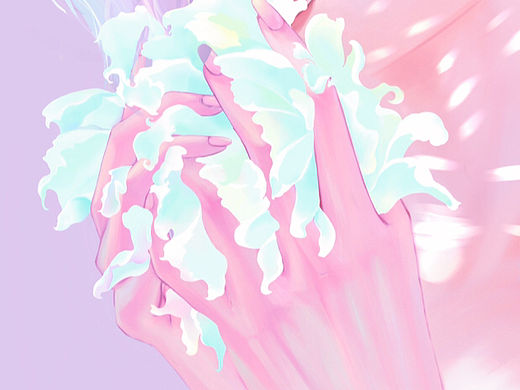 临摹插画~好难啊!算厚涂吧