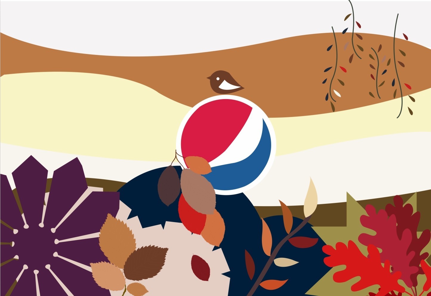 "春夏秋冬""春节""圣诞"百事可乐包装设计