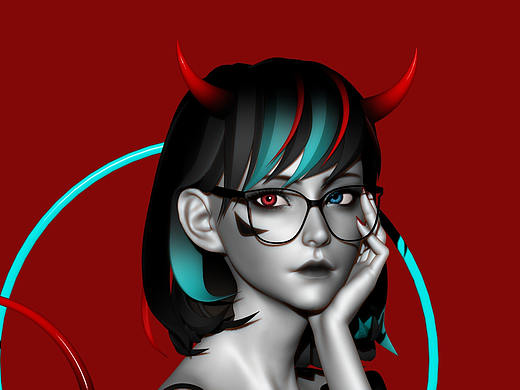 一个女孩的速写（04）（个人主页-ZNDY4NzY0MDQ=） - 人物/生物 - 站酷设计师小火火不是老司机原创素材 - 站酷ZCOOL