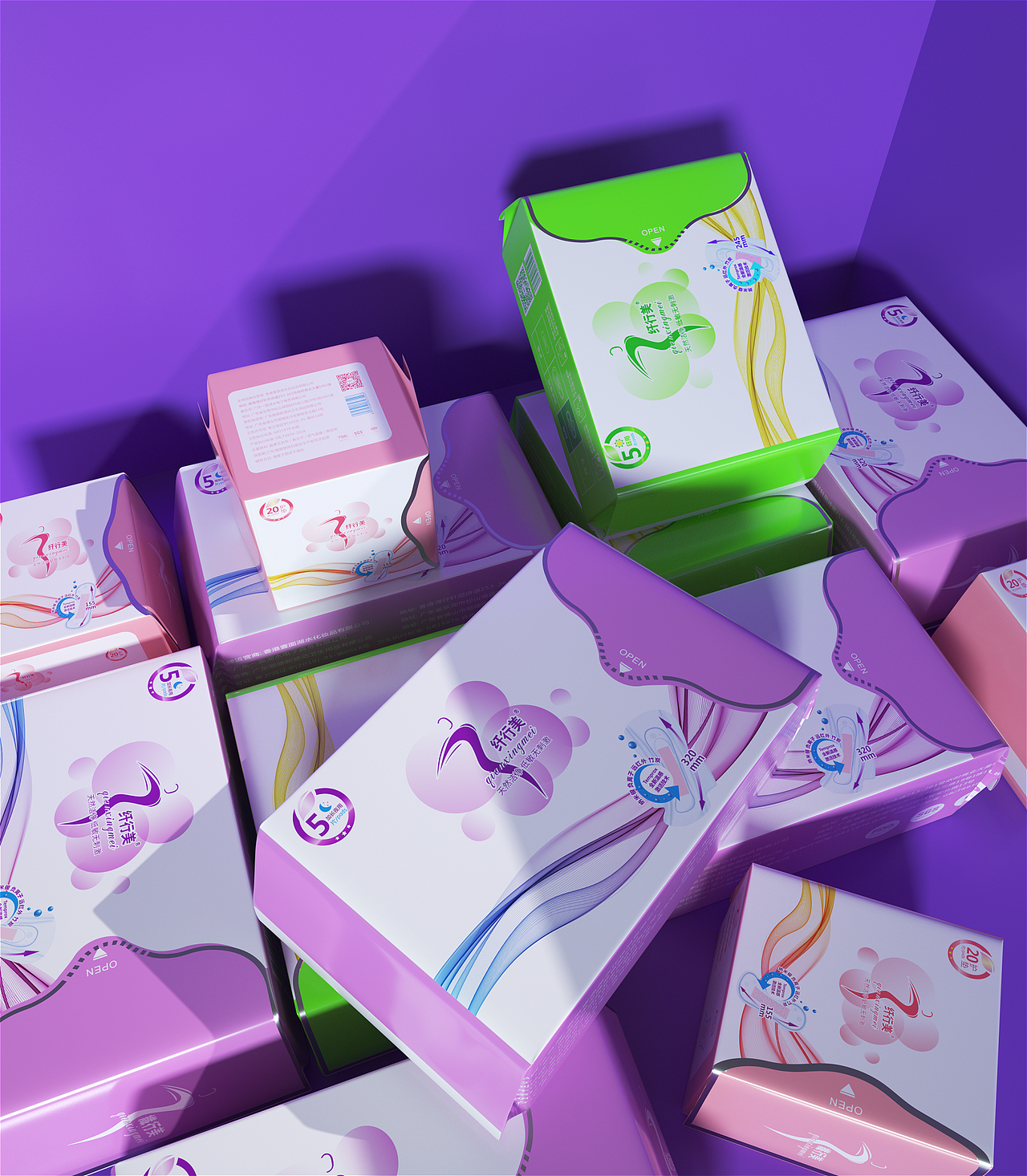 卫生巾（图ZMTgzMTQ4MTEy） - 产品 - 站酷设计师MFTV原创素材 - 站酷ZCOOL