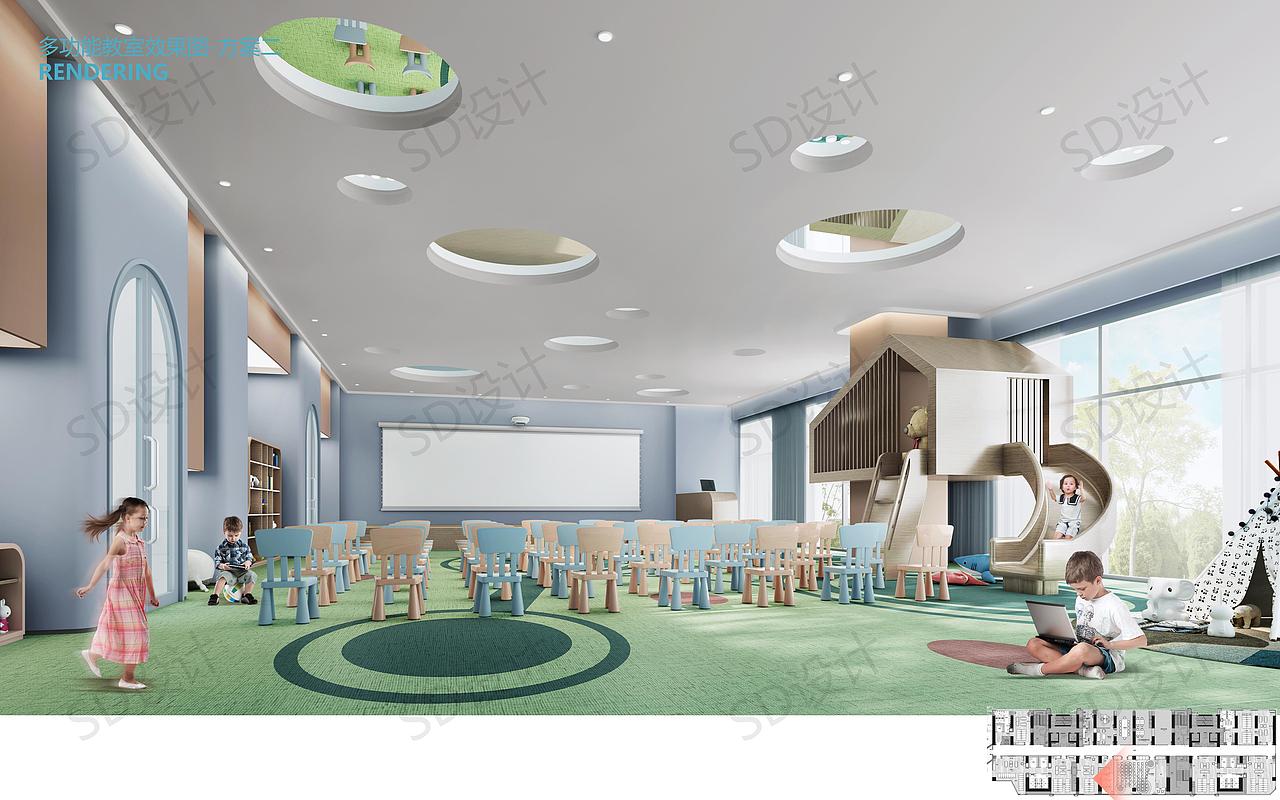 SD丨南宁万科城幼儿园设计（图ZMjQxNTU1Mzg0） - 商业空间设计 - 站酷设计师SD张原创素材 - 站酷ZCOOL