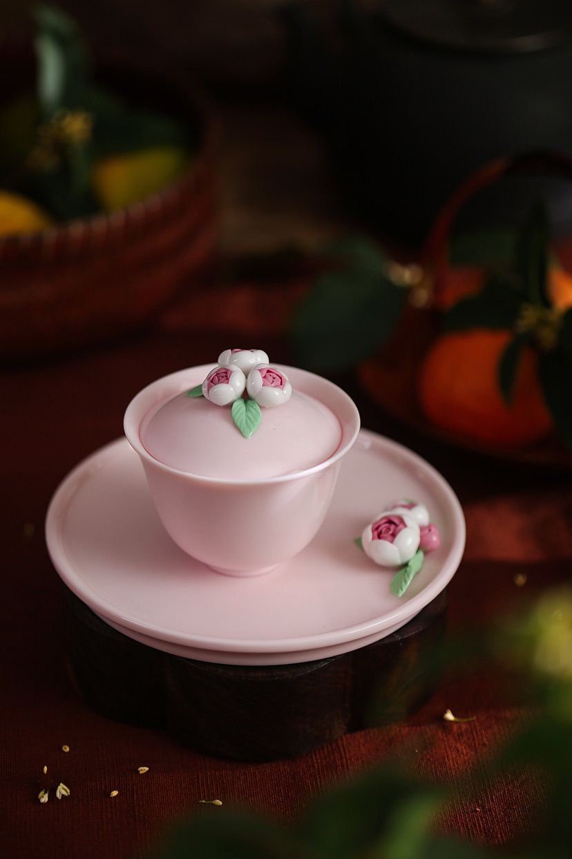 海棠花女神茶具1