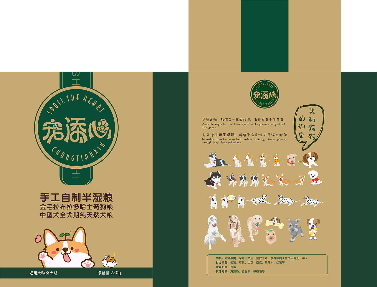 狗粮包装（图ZMTE0MTQ3MjIw） - 包装 - 站酷设计师神的孩子还在跳舞原创素材 - 站酷ZCOOL