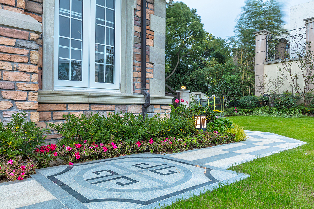 一座未建造完成的花园 上海浦东庭院设计施工（图ZOTY4ODY0MTY=） - 景观设计 - 站酷设计师东町造园花园设计原创素材 - 站酷ZCOOL