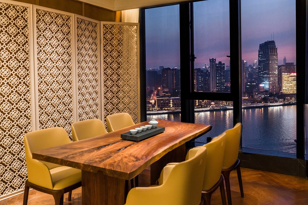 新荣记上海滨江店环境照（图ZMjI1MjY2MzI4） - 环境/建筑摄影 - 站酷设计师yellow2i原创素材 - 站酷ZCOOL