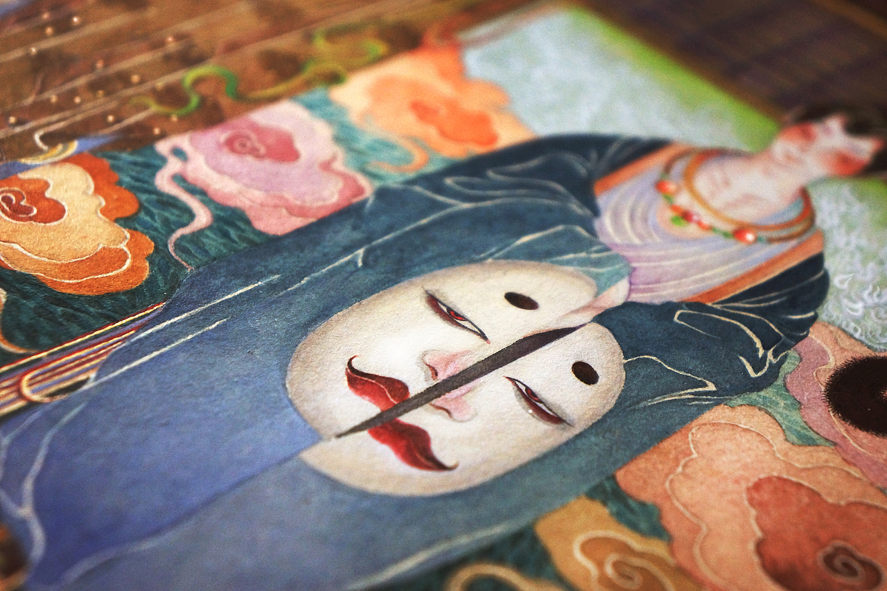 《浮浪行.邪见》 白中南颜彩-人川集（图ZMjQ3MjIwMDM2） - 艺术插画 - 站酷设计师白中南原创素材 - 站酷ZCOOL