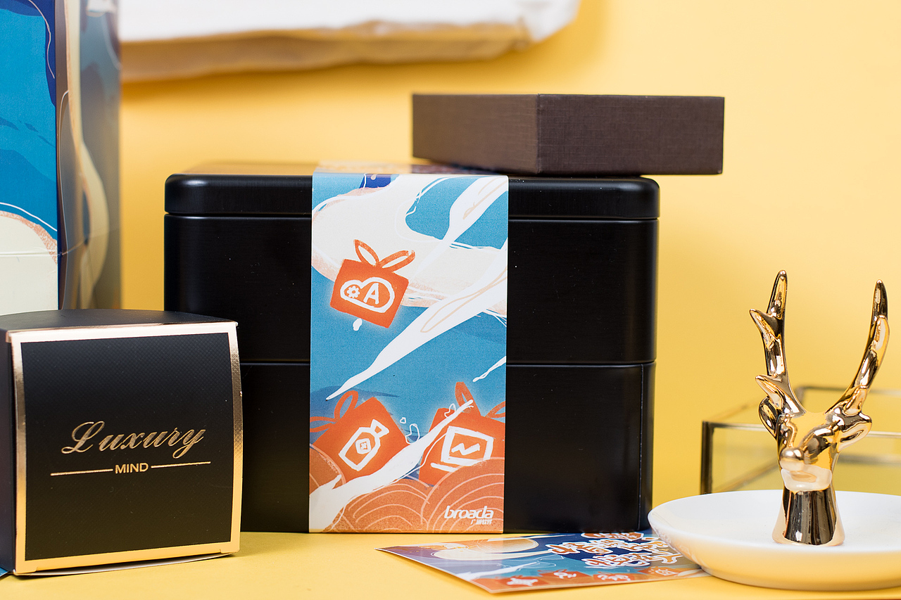 中秋礼盒设计(插画+设计+摄影)