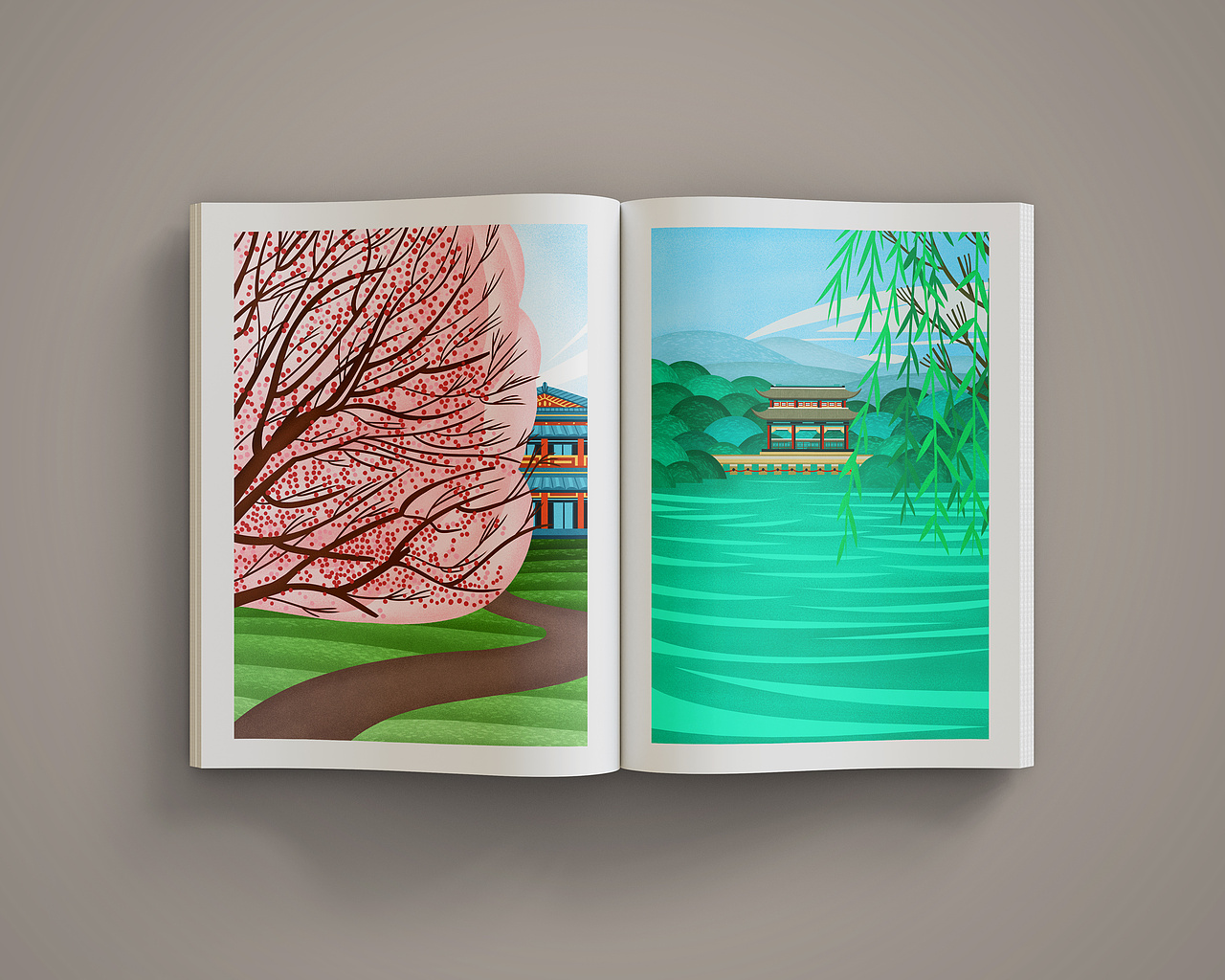 风景图 | 节日与节气（图ZMjY2MDgxOTM2） - 商业插画 - 站酷设计师aaaamieya原创素材 - 站酷ZCOOL