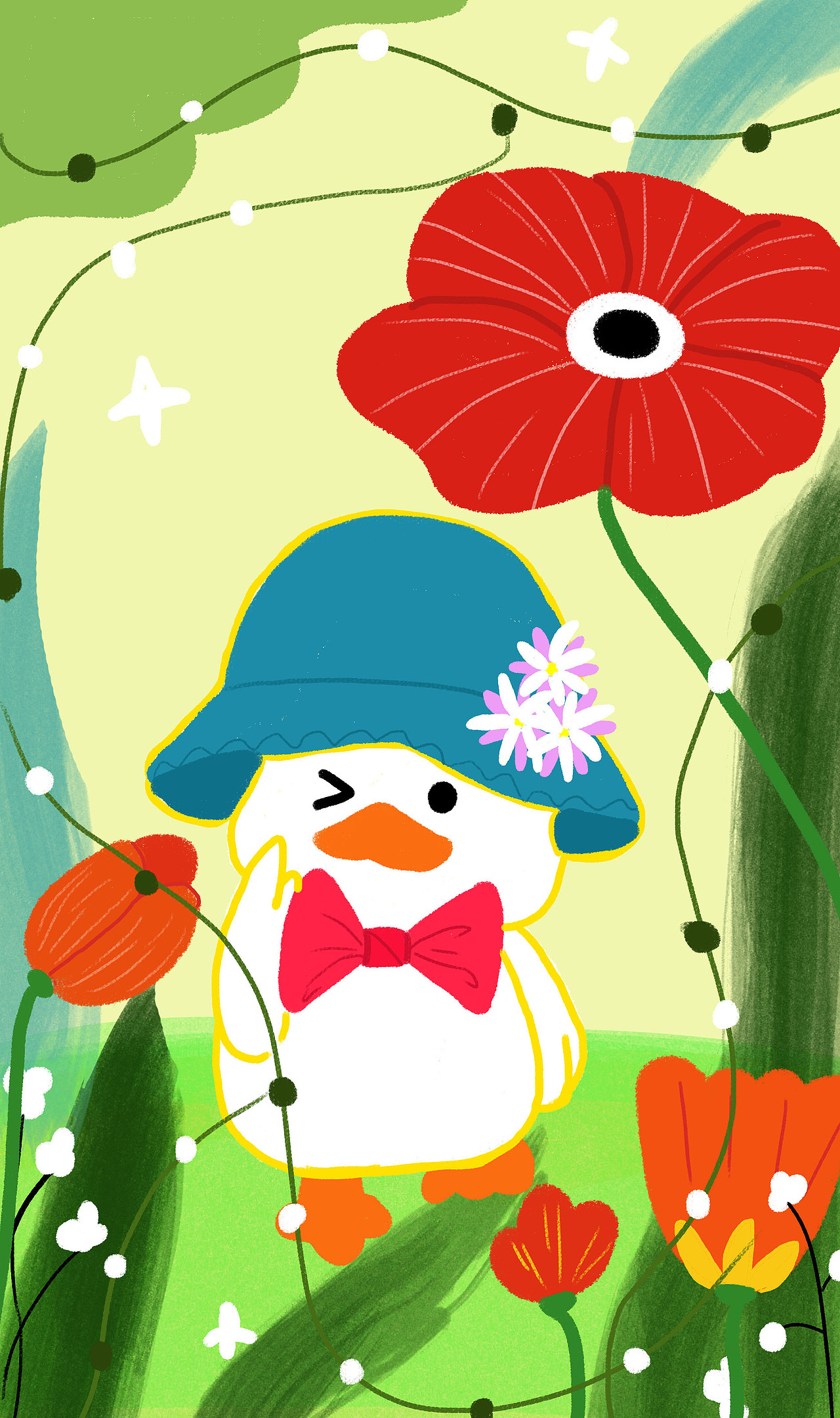 夏日系列（图ZMzAyODAwMTI4） - 商业插画 - 站酷设计师乔与汐原创素材 - 站酷ZCOOL