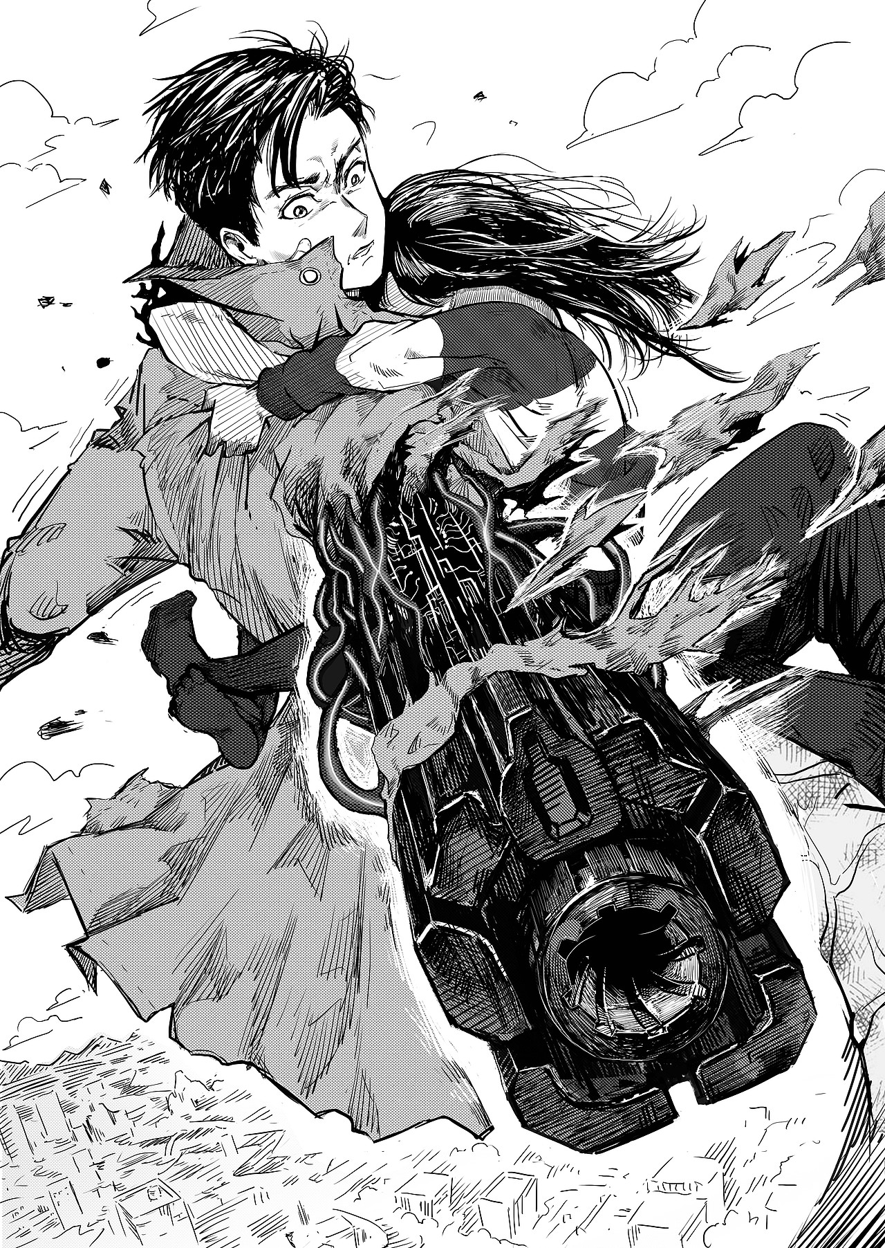 《进化螺旋》第02话：你好，韩梅梅（图ZMTQ2MDM3NDU2） - 中/长篇漫画 - 站酷设计师宇宙大侠原创素材 - 站酷ZCOOL