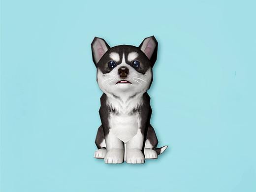 C4D作品-我是你的小小狗