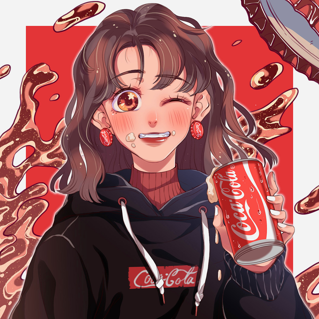 漫画1标签插画头像拟人饮料作品信息创作时间2020/08/02插画0构图31