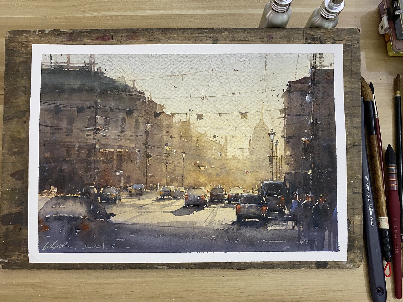 【水彩】街景的各种尝试（图ZMjc0NDI0MTQ0） - 绘画 - 站酷设计师陈思齐水彩原创素材 - 站酷ZCOOL