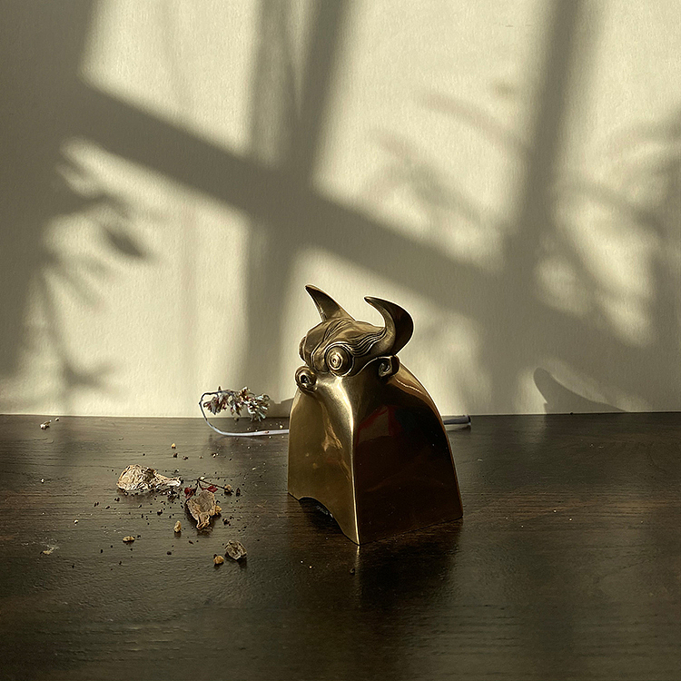 萌宠生肖系列---金角福牛摆件