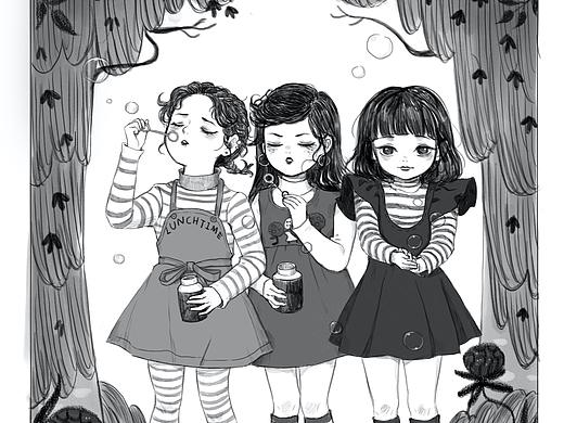 暗黑森林童话（个人主页-ZNDc1MDQ0NjA=） - 创作习作 - 站酷设计师捂住钱包的小飞原创素材 - 站酷ZCOOL