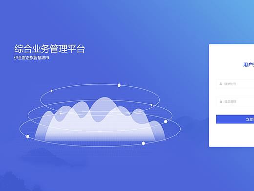 后台登录页