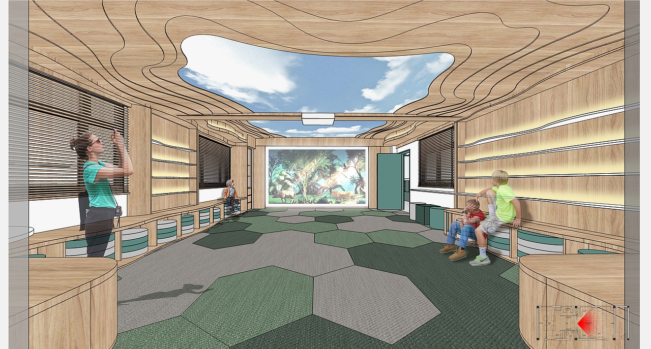 自然科教互动室（图ZMTY2OTczMDA0） - 家装设计 - 站酷设计师AtPang原创素材 - 站酷ZCOOL