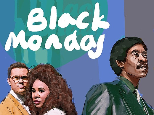 电影海报《黑色星期一 black monday》