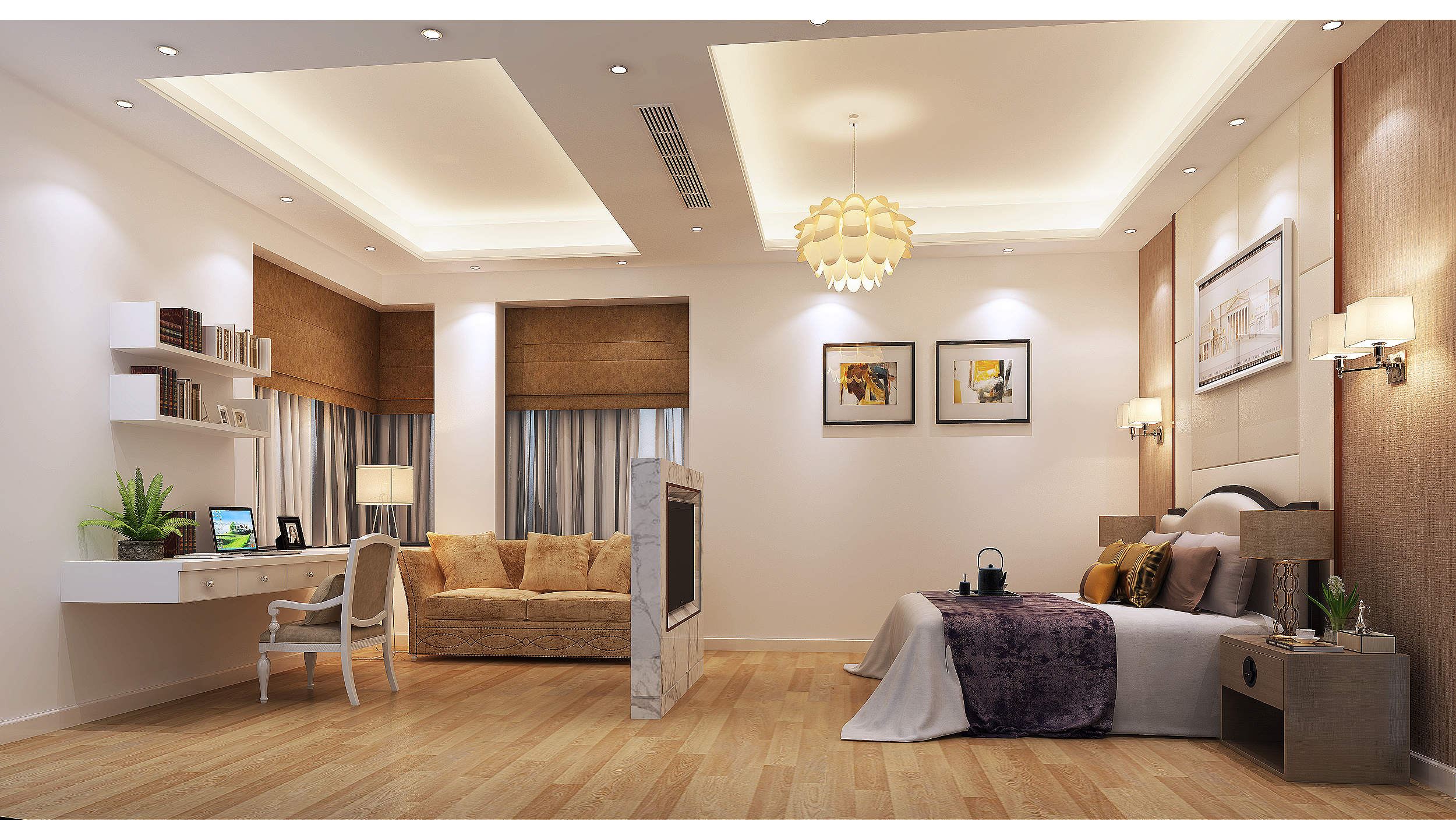 商品房样版间|空间|家装设计|洛设计 - 原创作品 - 站酷 (zcool)