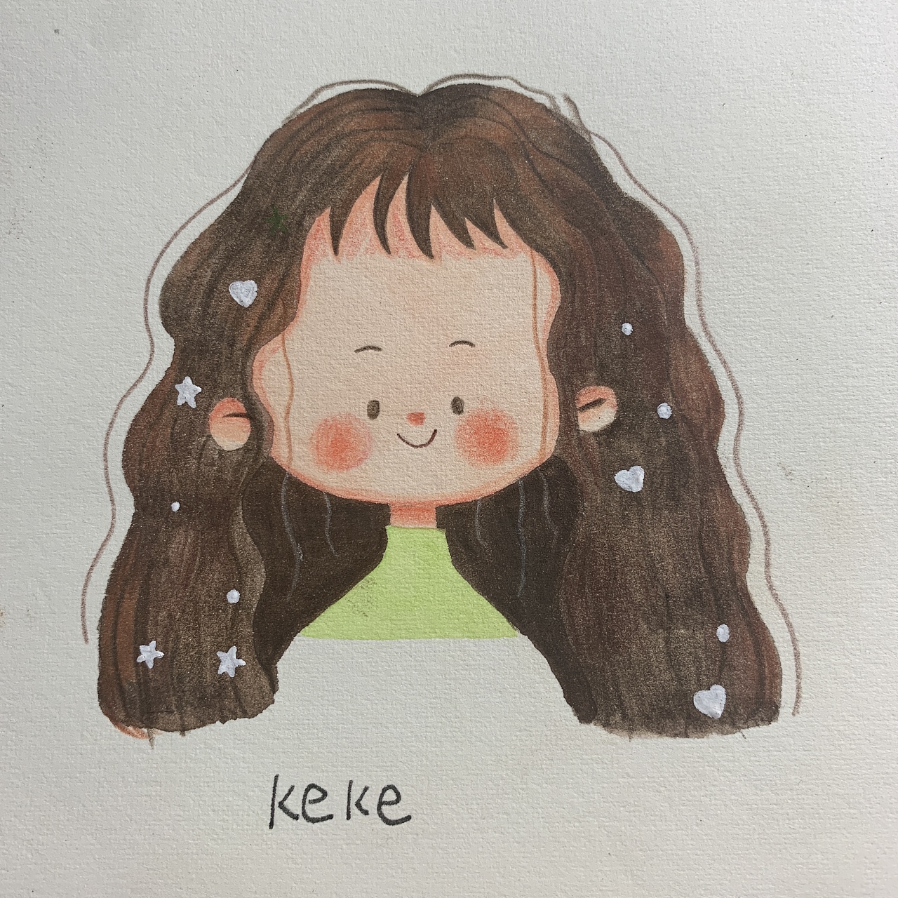 水彩画小头像|插画|儿童插画|小可可kek - 临摹作品 - 站酷 (zcool)