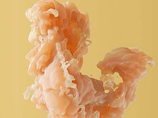 C4D教程：使用X-Particles粒子插件制作抽象几何体3S材质渲染