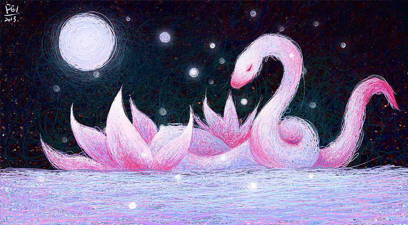 2014年最后一个祝福（图ZMjMwNzM1OTI=） - 艺术插画 - 站酷设计师feii原创素材 - 站酷ZCOOL
