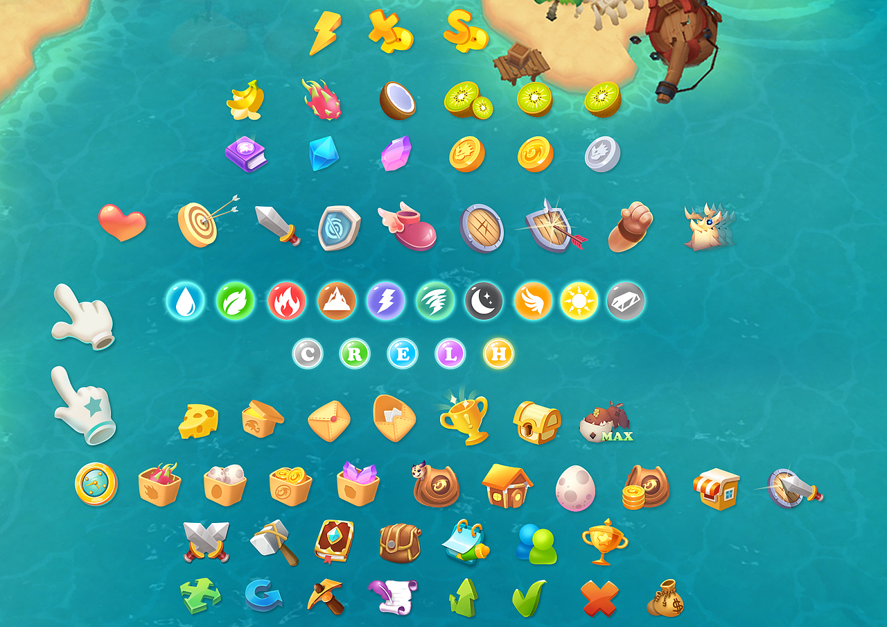 R2 Games项目作品-《Dragon Pals》中度版风格(2017)