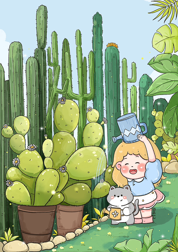 场景插画（图ZMzY5MDQxOTEy） - 创作习作 - 站酷设计师呀豆丁原创素材 - 站酷ZCOOL