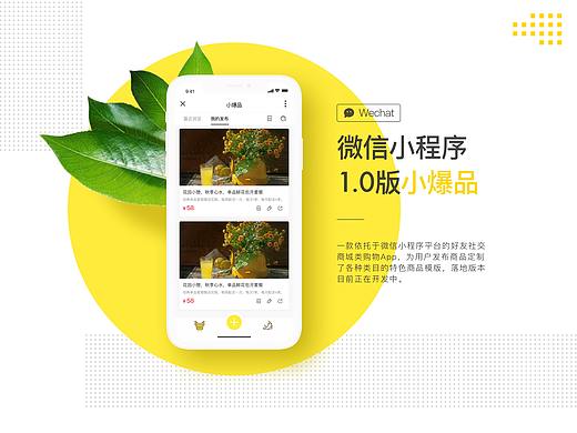 微信小程序【小爆品】1.0版本