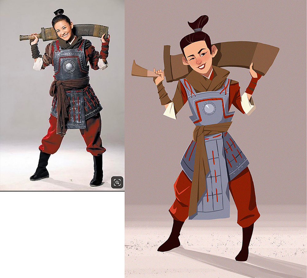 真人转卡通古风系列（图ZMjIwNjEzNjI0） - 创作习作 - 站酷设计师阿伟可接稿原创素材 - 站酷ZCOOL